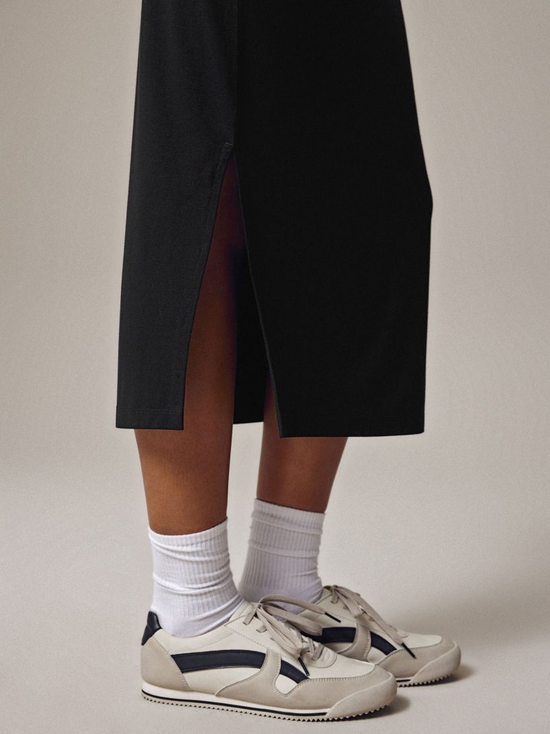 Comely84242 Black Jersey Midi Skirt - Image 5