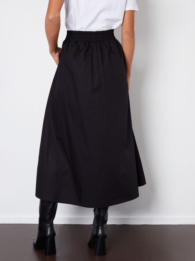 Comely84254 Black Maxi Skirt with Pockets - Image 4