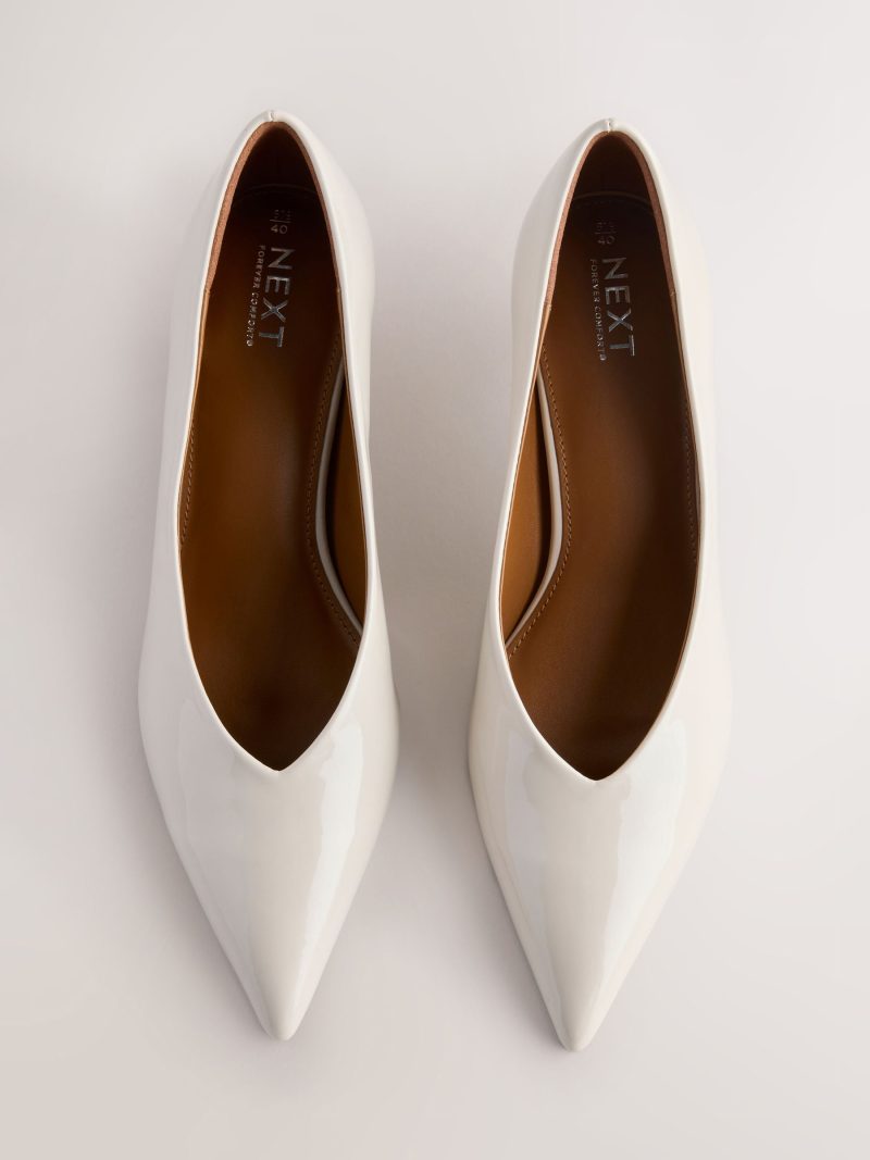 Comely84308 Standard/Wide Fit  Point Toe Low Kitten Heels - Image 5