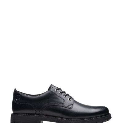 Comely84295 Black Leather Batcombe Tie Shoes