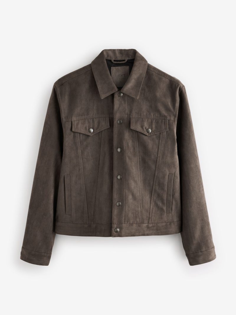 Comely84260 Dark  Faux Suede Western Jacket - Image 6