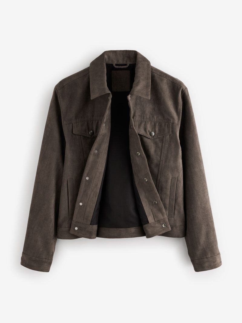 Comely84260 Dark  Faux Suede Western Jacket - Image 7