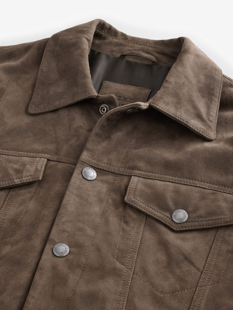 Comely84271 Brown Suede Western Jacket - Image 10