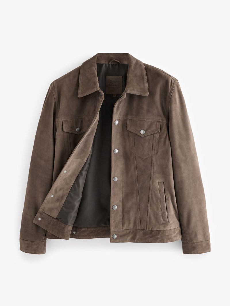 Comely84271 Brown Suede Western Jacket - Image 8