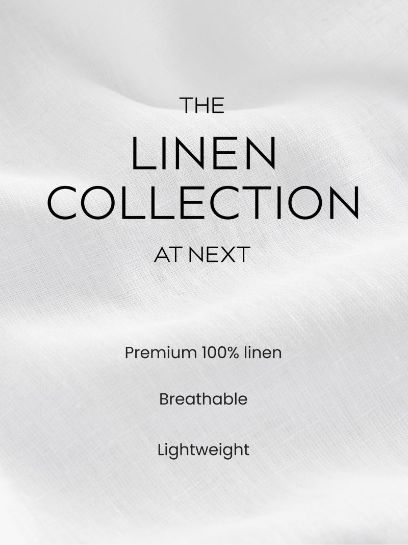 Comely84234 White Premium 100% Linen Button Down Pencil Skirt - Image 3