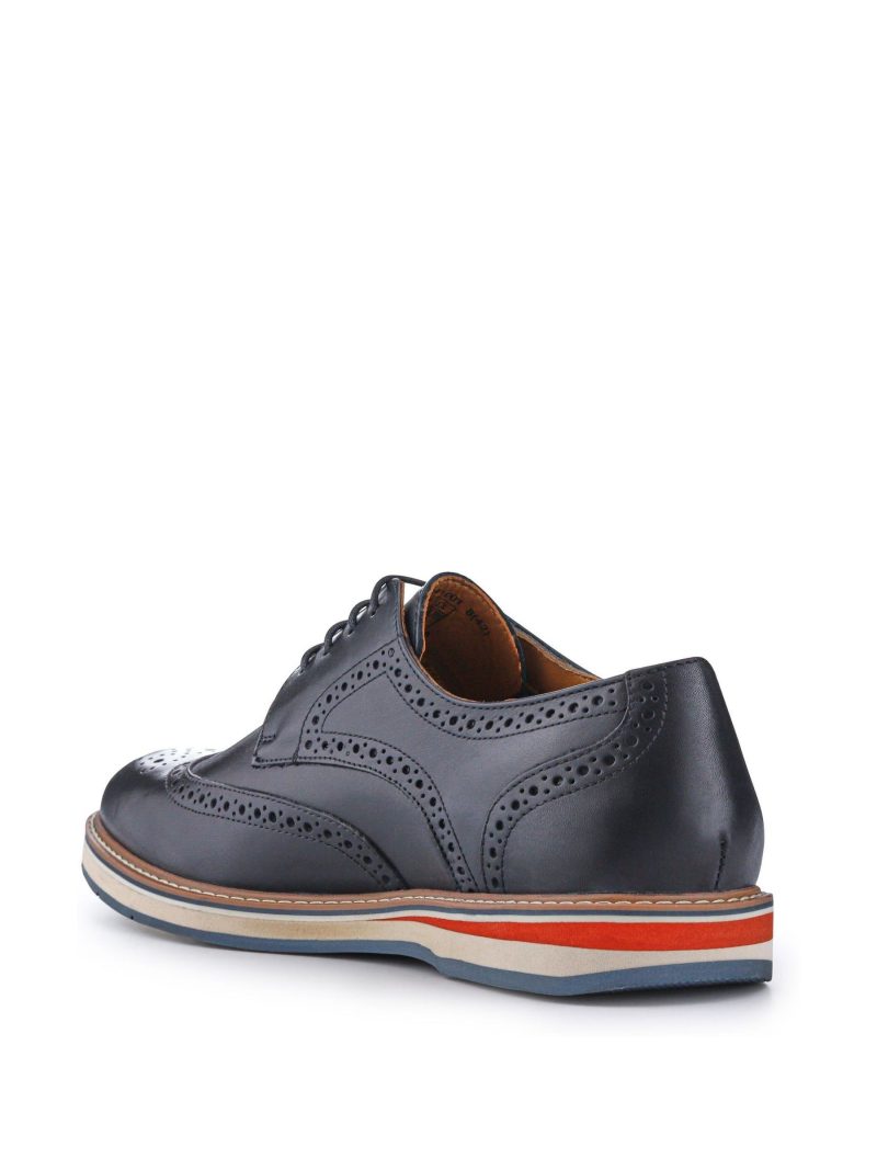 Comely84292 Black Gents Lace Smart Shoes - Image 3