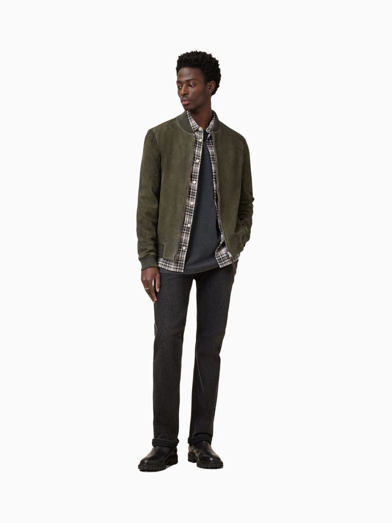 Comely84285 Green Buckley Bomber Jacket