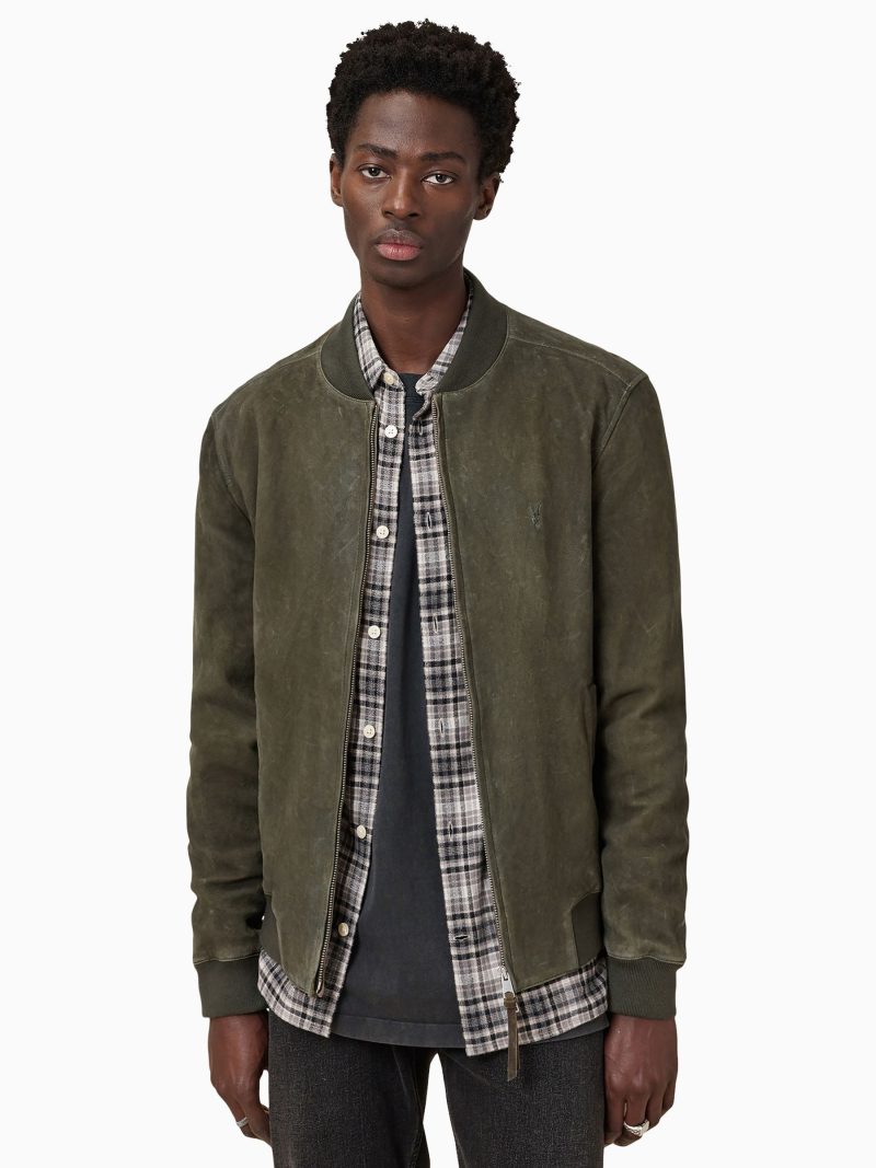 Comely84285 Green Buckley Bomber Jacket - Image 2