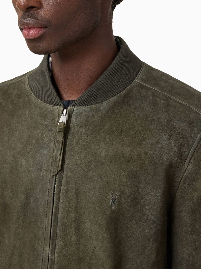 Comely84285 Green Buckley Bomber Jacket - Image 3