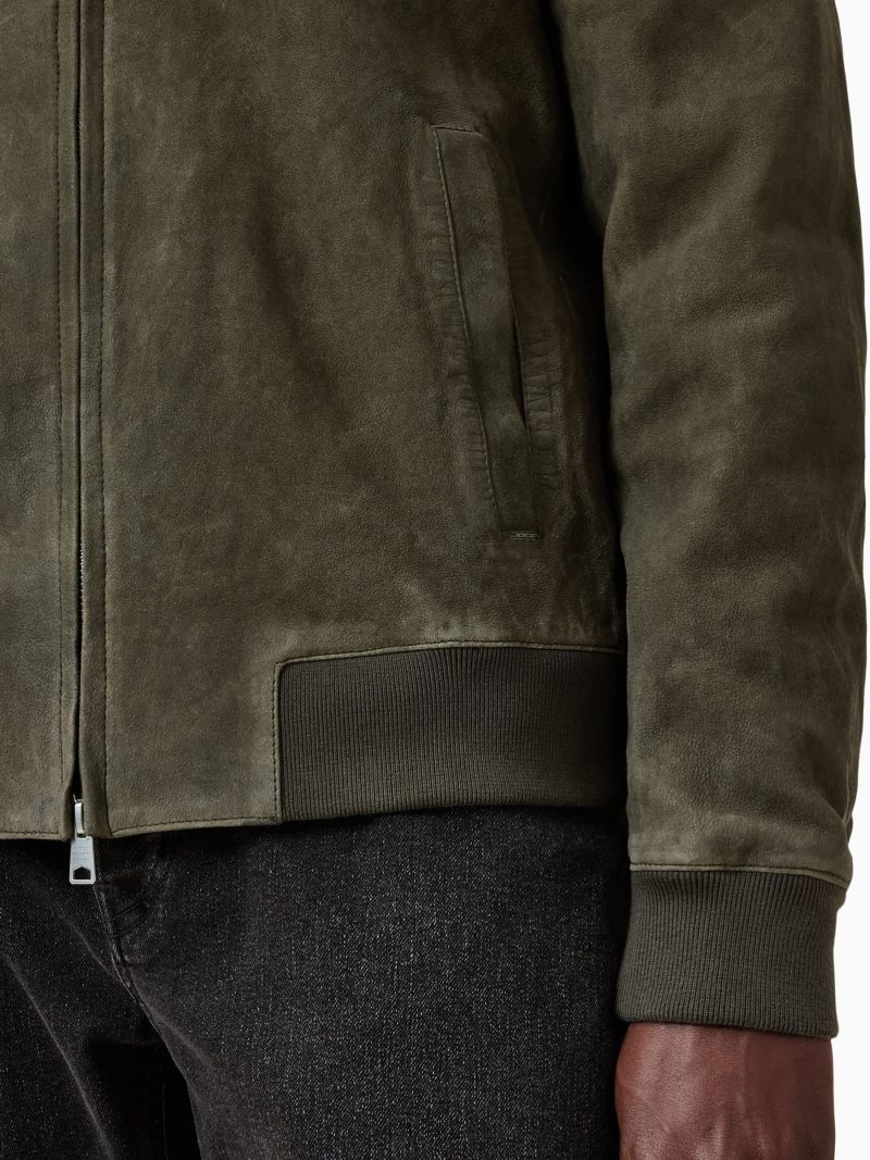 Comely84285 Green Buckley Bomber Jacket - Image 4