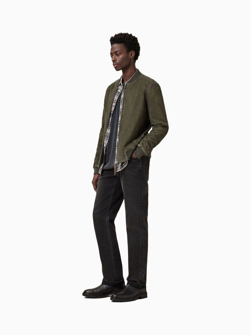 Comely84285 Green Buckley Bomber Jacket - Image 5
