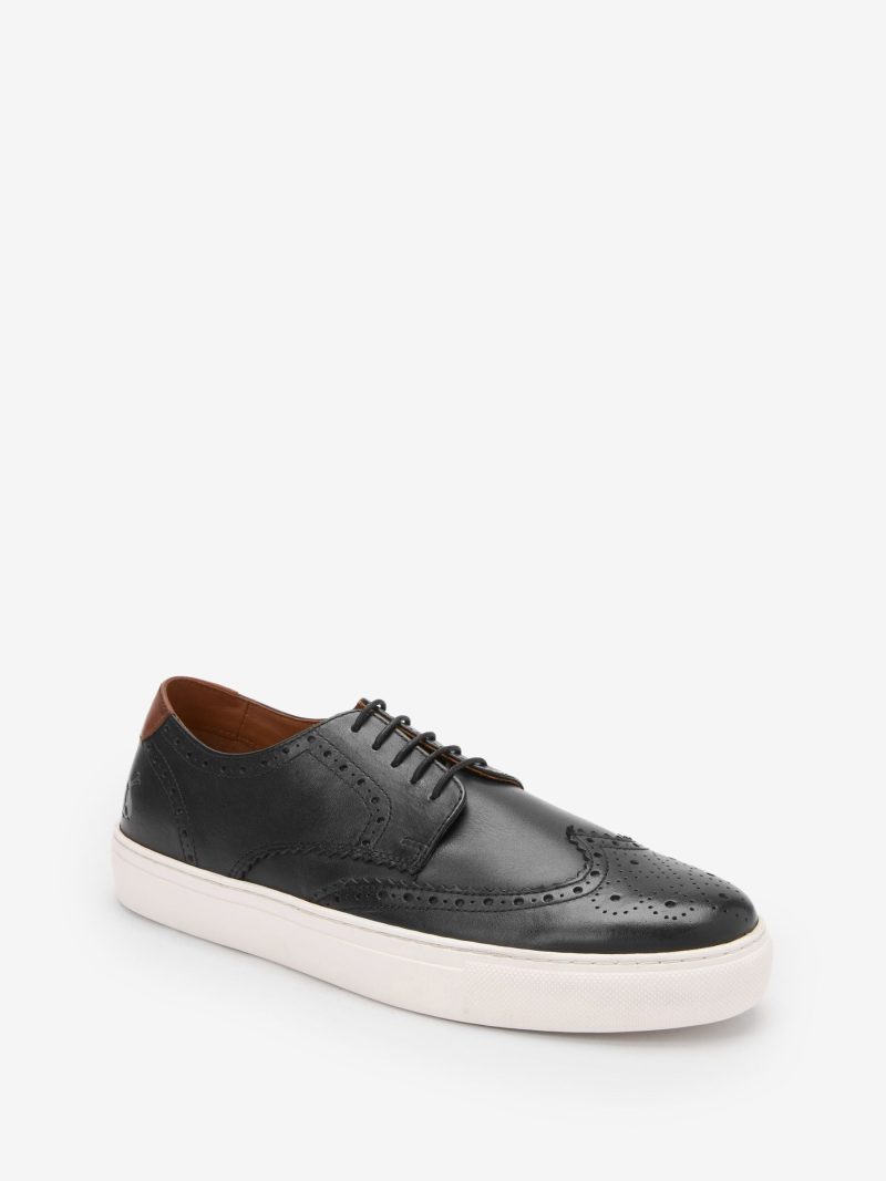 Comely84297 Black Brogues - Image 3