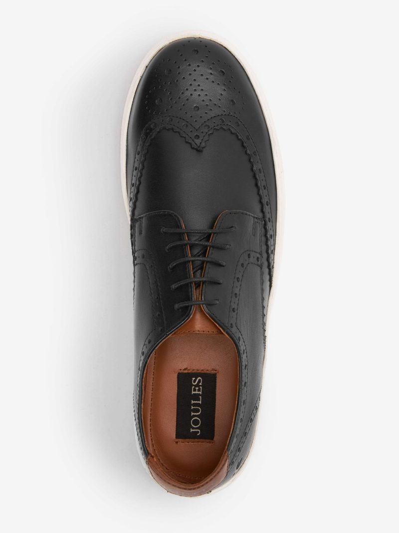 Comely84297 Black Brogues - Image 4